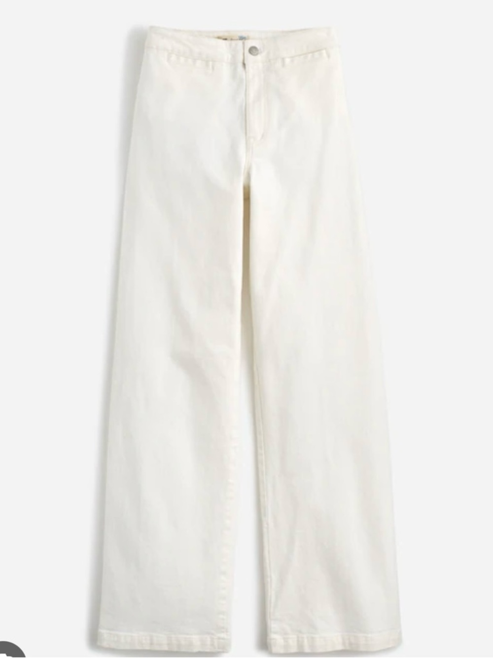 Madewell Wide Leg White Jeans for Women